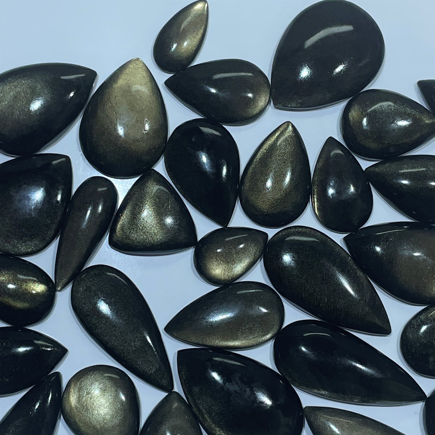 Natural Golden Obsidian Cabochon (Natural)