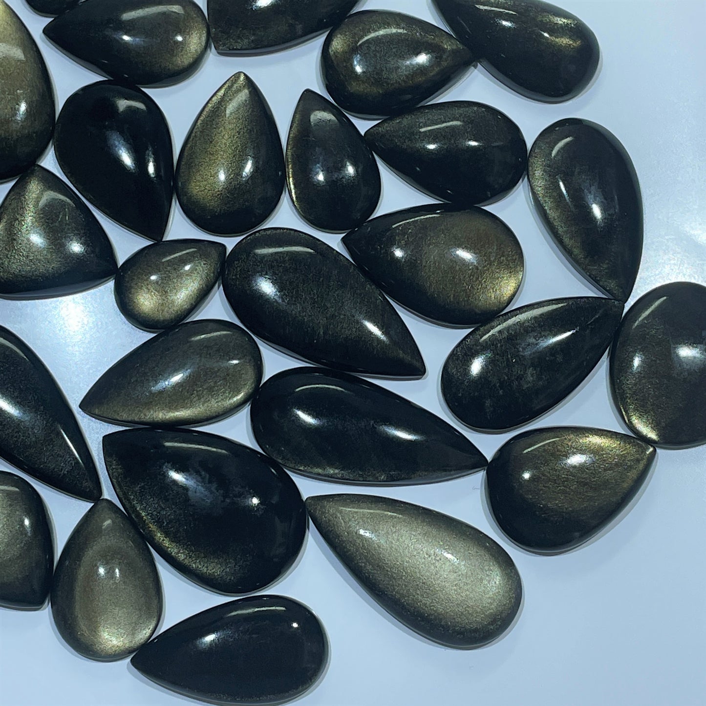 Natural Golden Obsidian Cabochon (Natural)