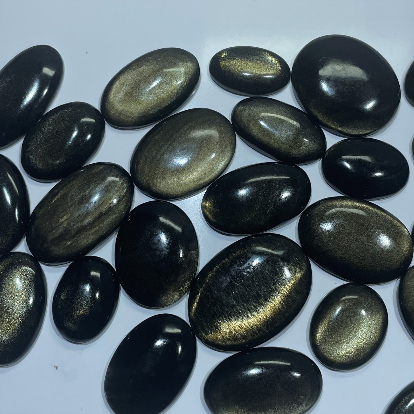 Natural Golden Obsidian Cabochon (Natural)