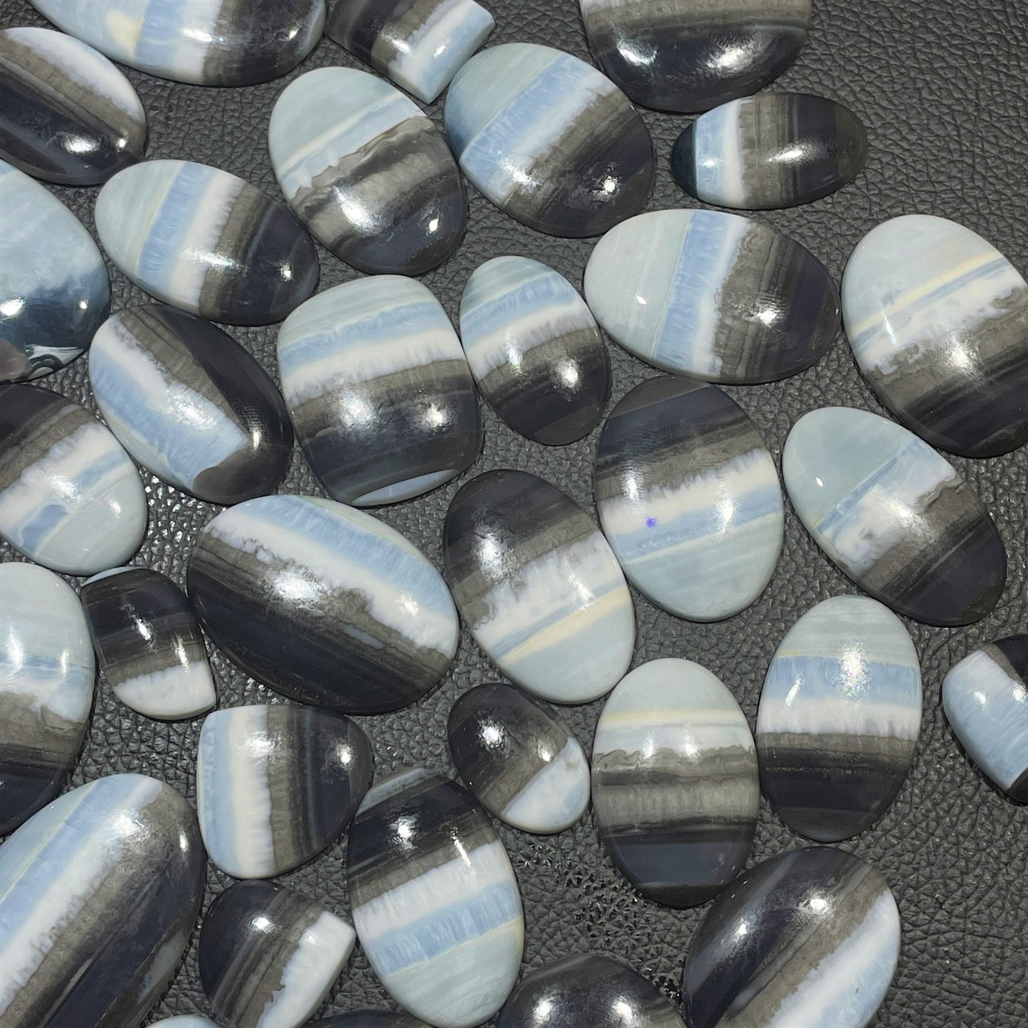 Natural Blue Opal Cabochon (Natural)