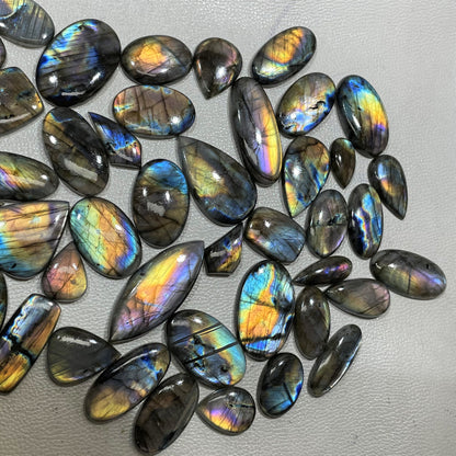 Natural Labradorite (Multi Purple) Cabochon (Natural)