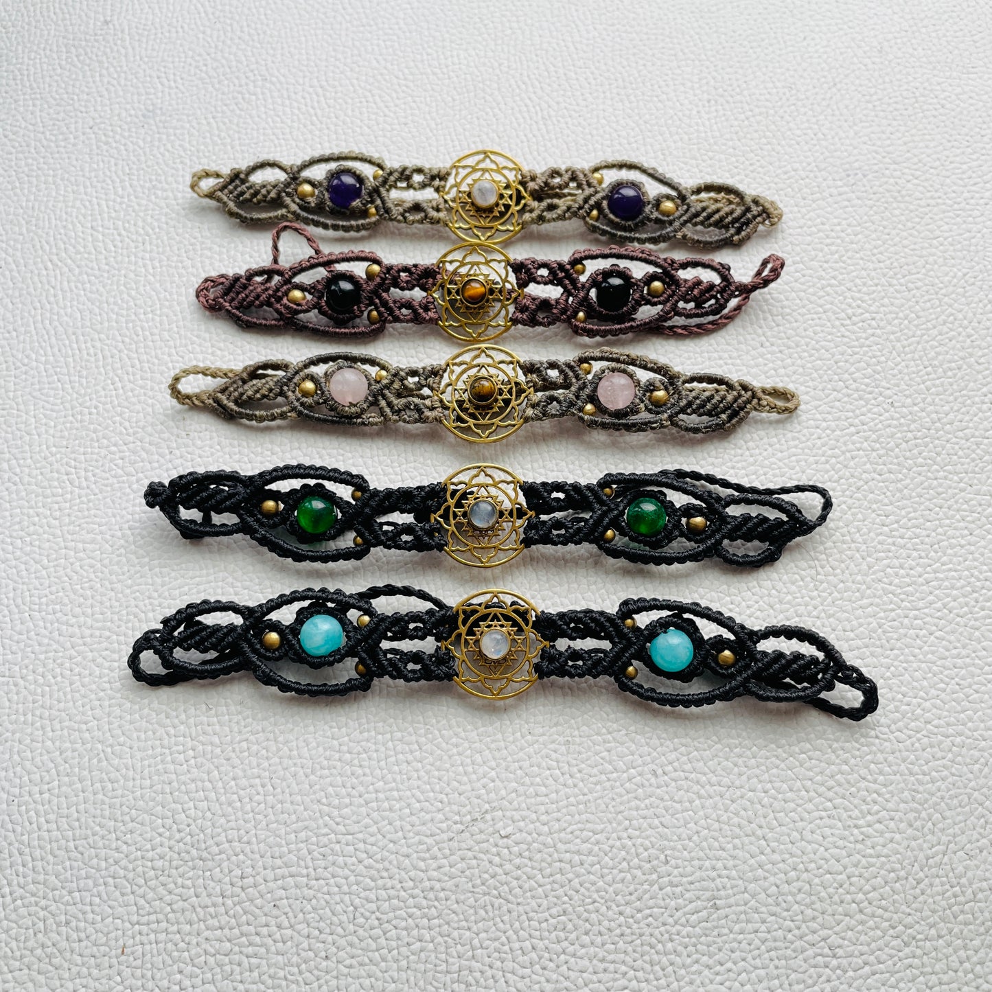 Natural Charm Stones Bracelet