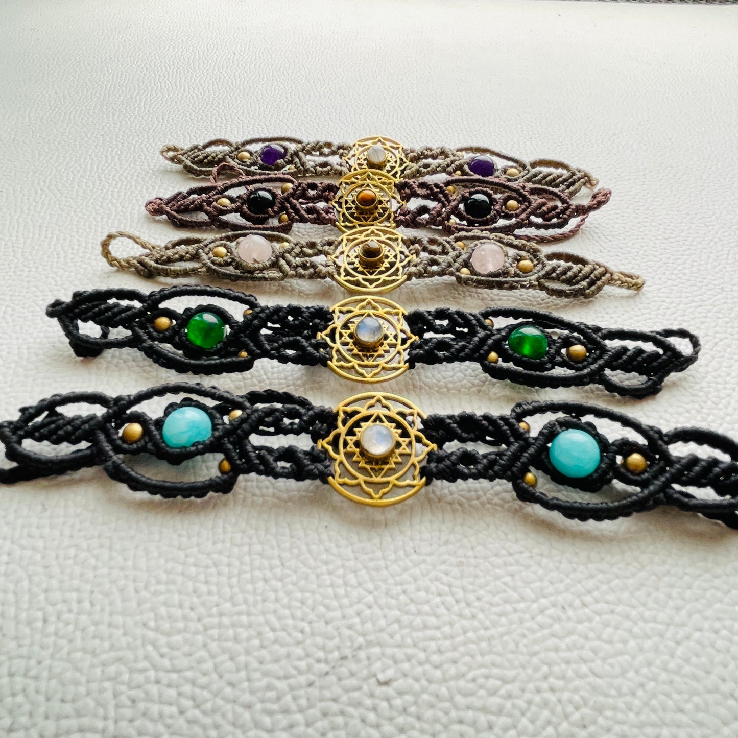 Natural Charm Stones Bracelet