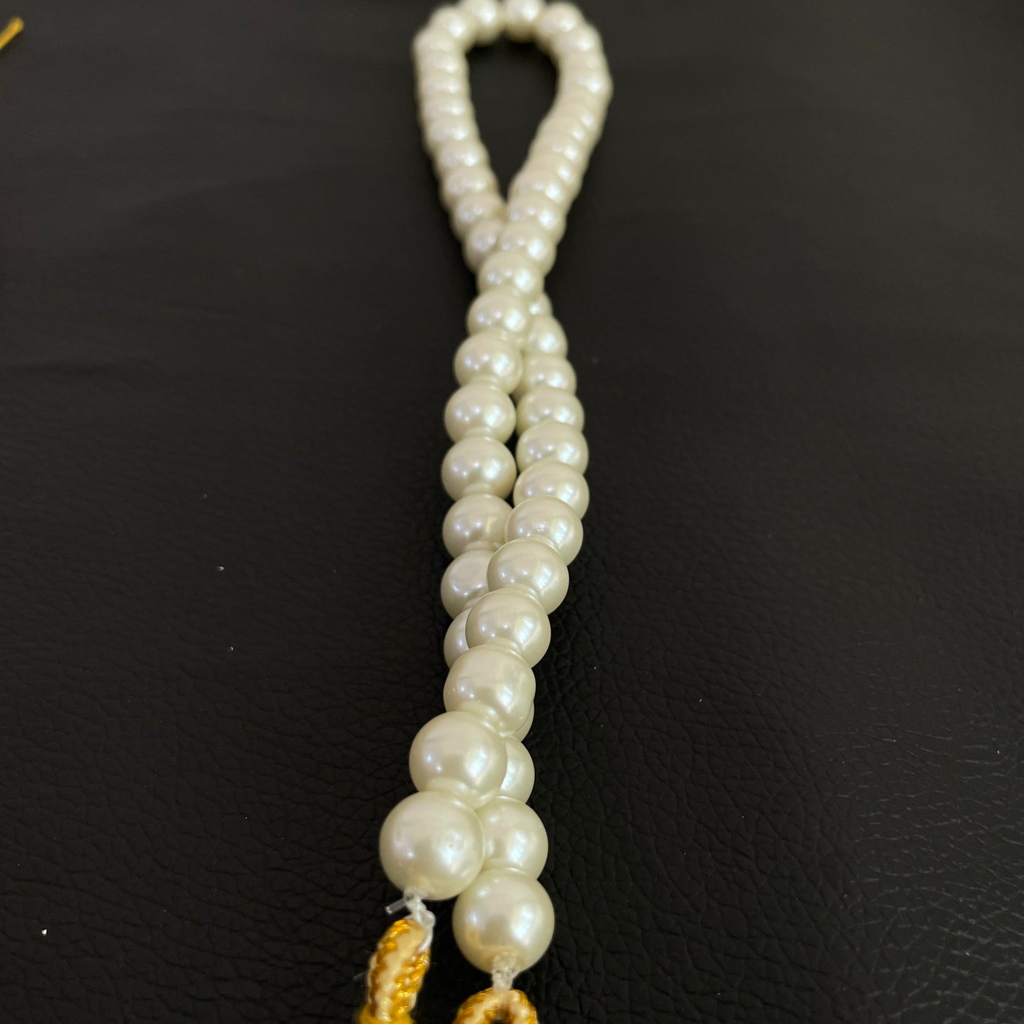 Natural Mother Of Pearl Beads Necklace (Lab-Created)