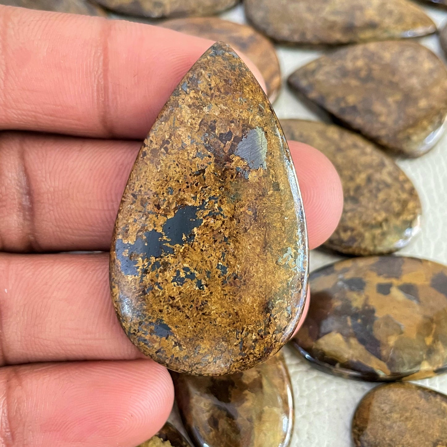 Natural Bronzite Cabochon (Natural)