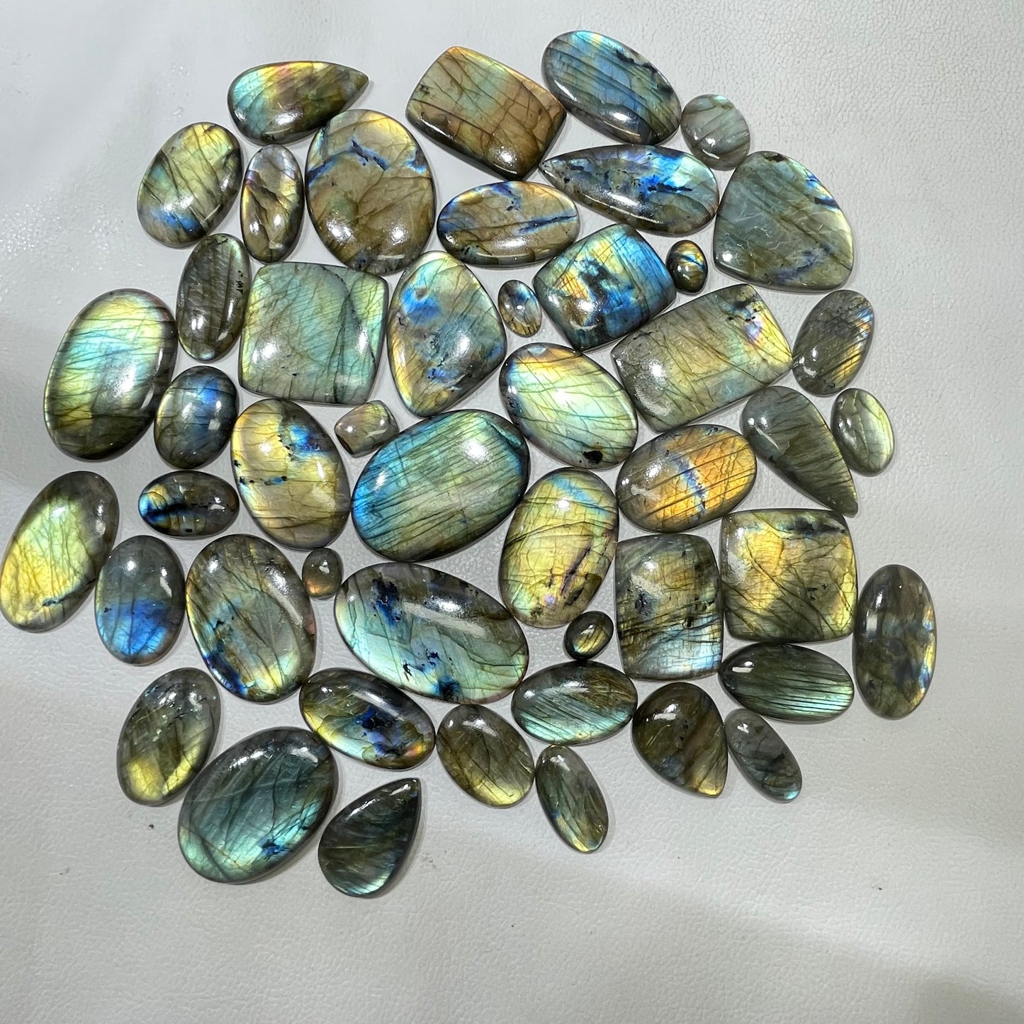 Natural Labradorite Multi Cabochon (Natural)