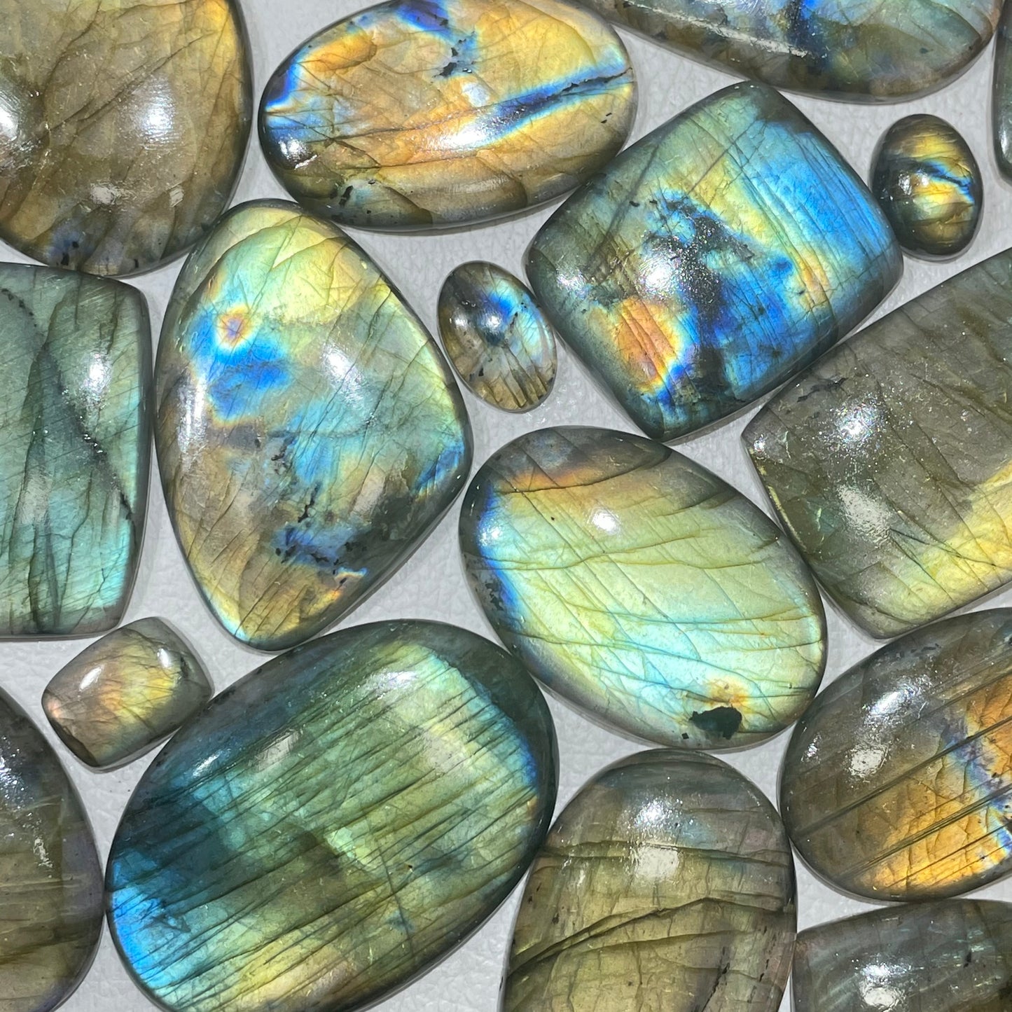 Natural Labradorite Multi Cabochon (Natural)