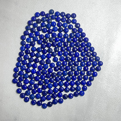 Natural Lapis Lazuli 9 mm Round Cabochon (Natural)