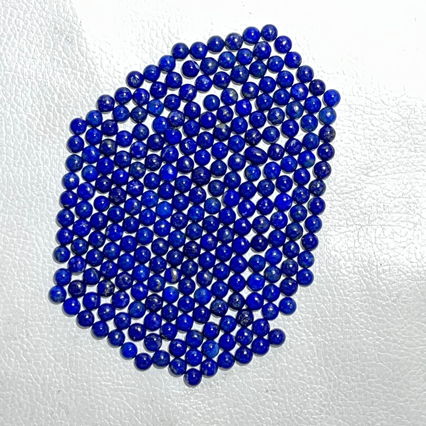 Discover the Beauty of Handcrafted Lapis Lazuli 5mm Round Cabochons - High-Quality Gems for Jewelry Designers and Collectors (Natural)