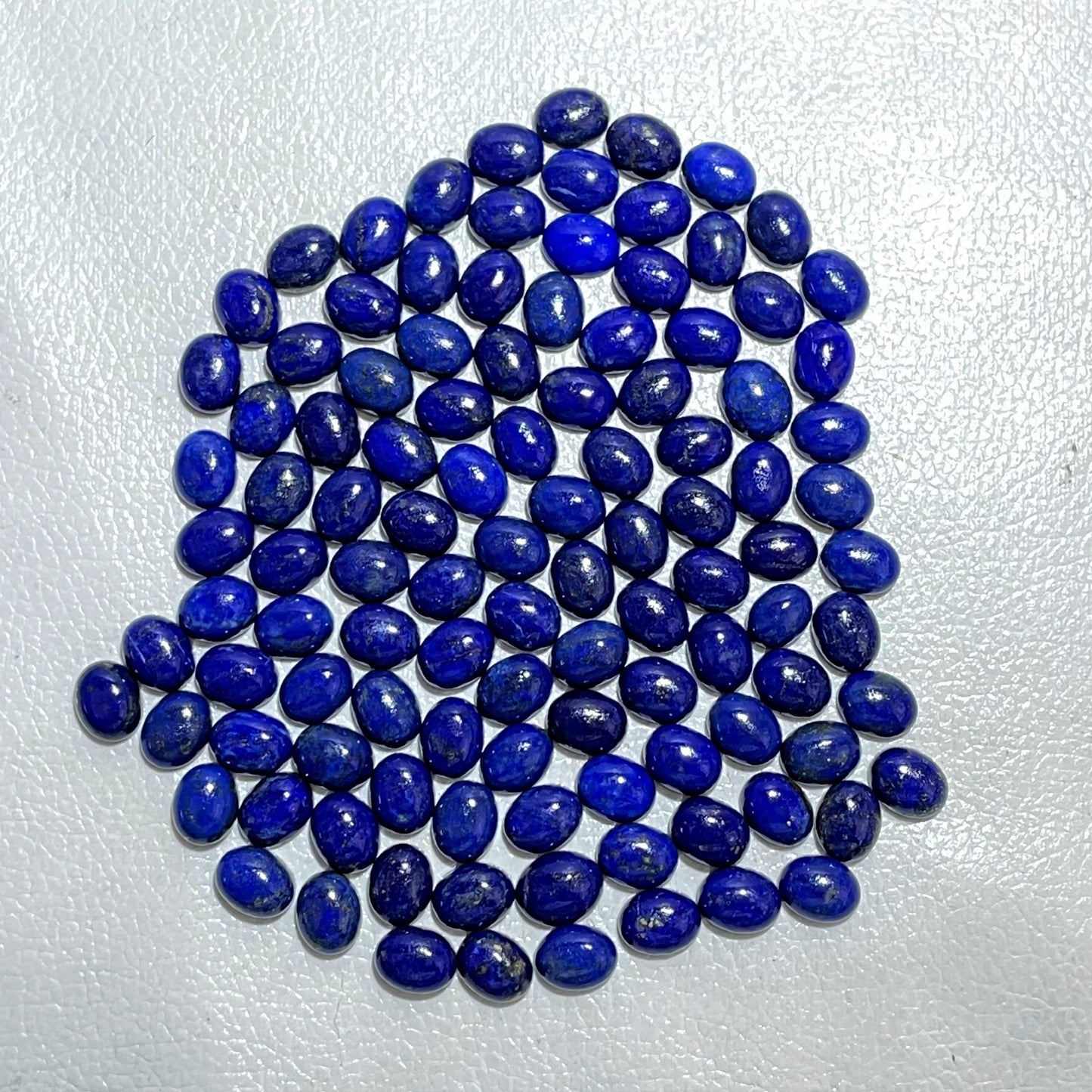 Natural Lapis Lazuli 8x10 mm Oval Cabochon (Natural)