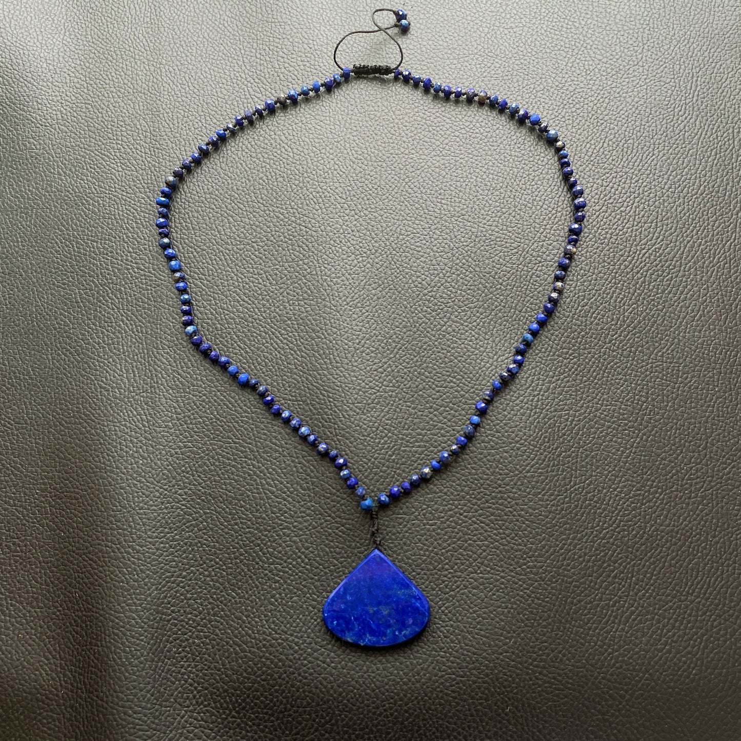 Natural Lapis with big Piece Necklace