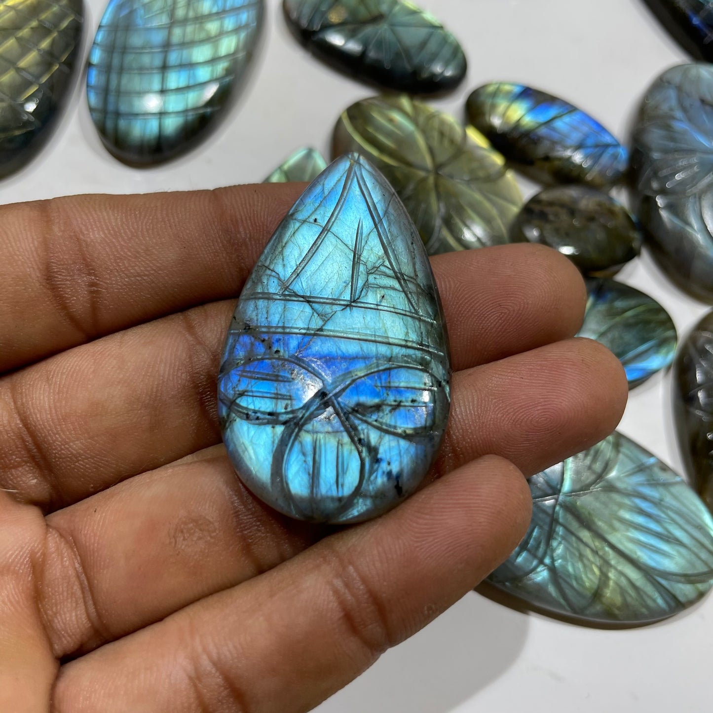 Natural Labradorite Carving (Natural)