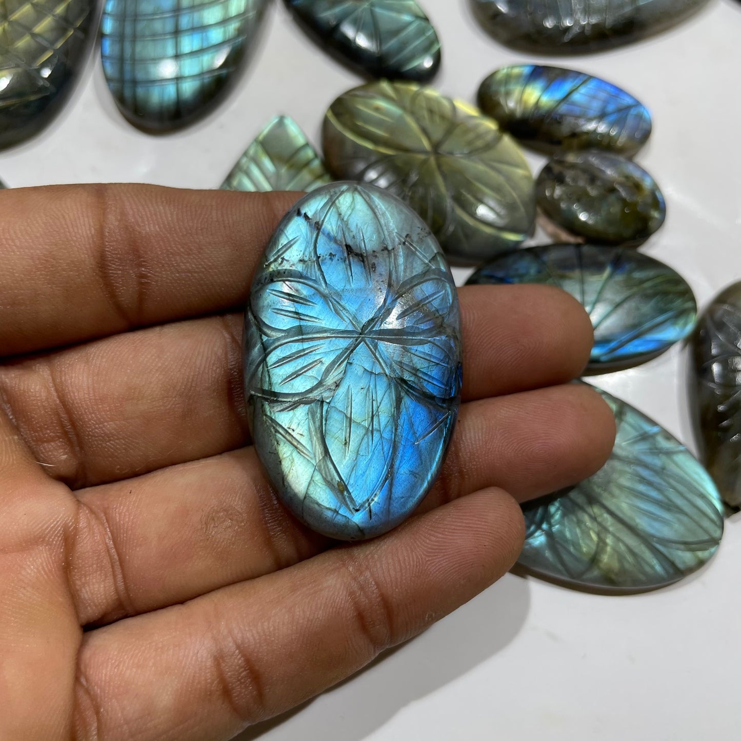 Natural Labradorite Carving (Natural)