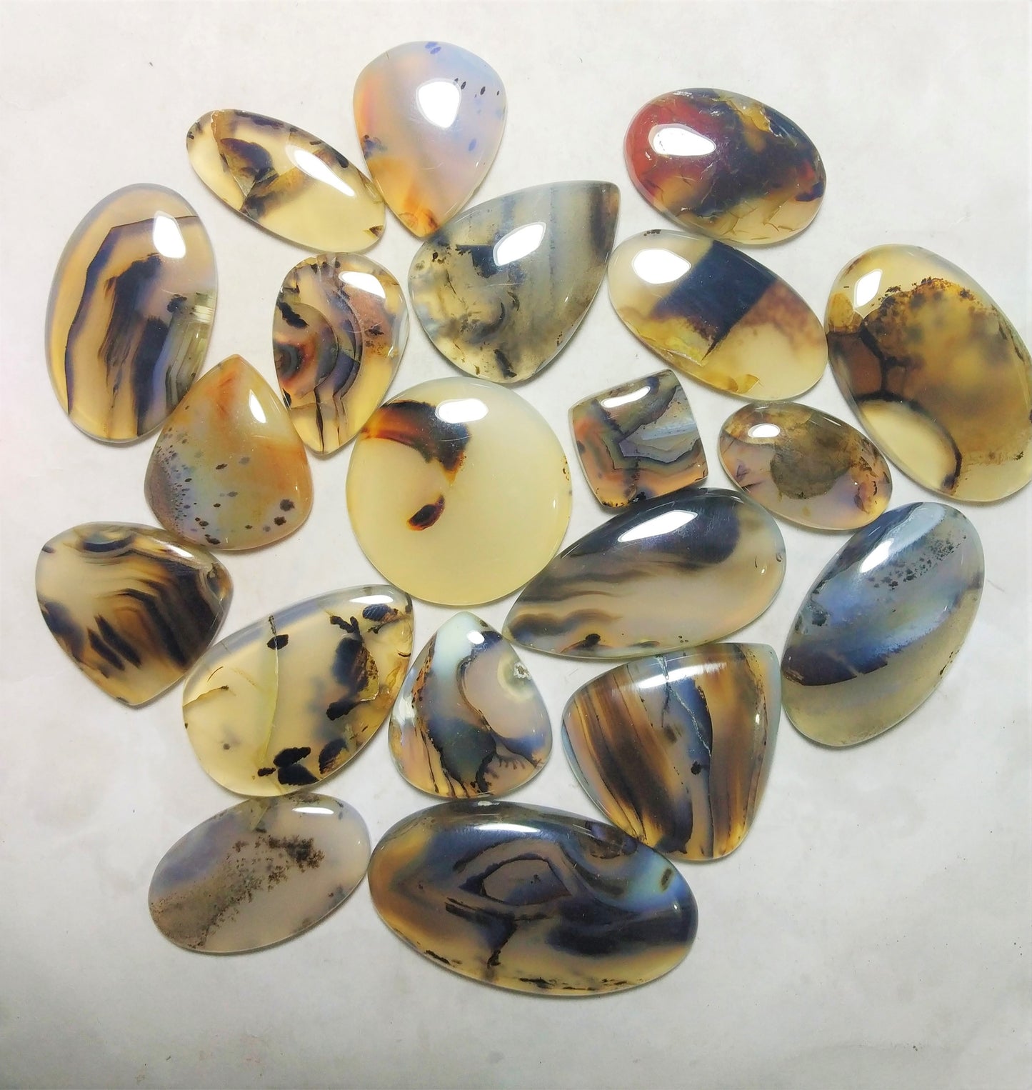 Natural Montana Agate Cabochon (Natural)