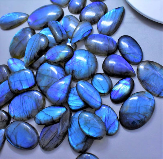 Natural Blue Labradorite Cabochon (Natural)