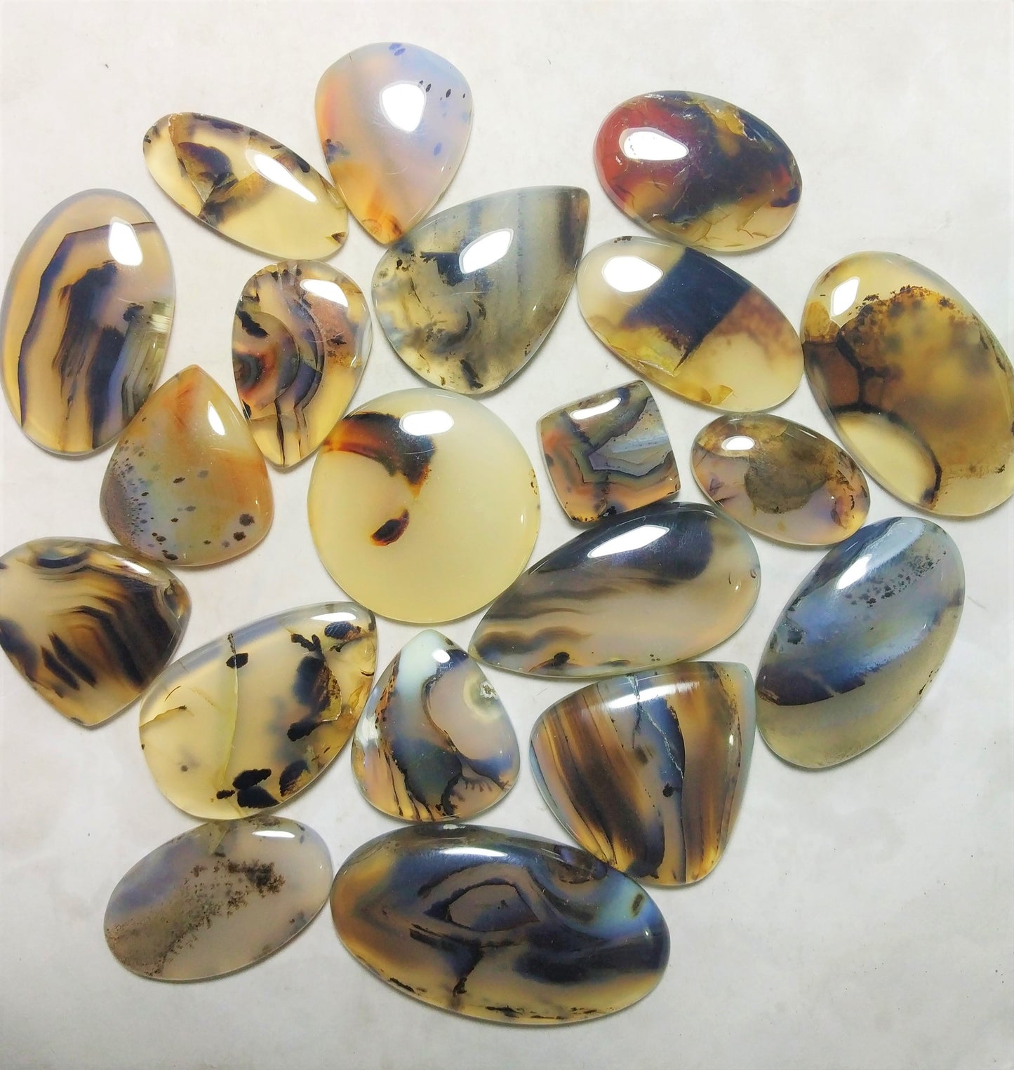 Natural Montana Agate Cabochon (Natural)