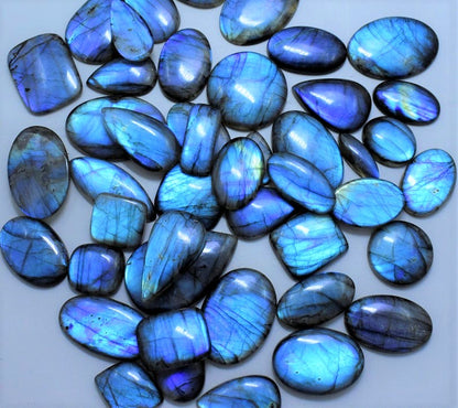 Natural Blue Labradorite Cabochon (Natural)