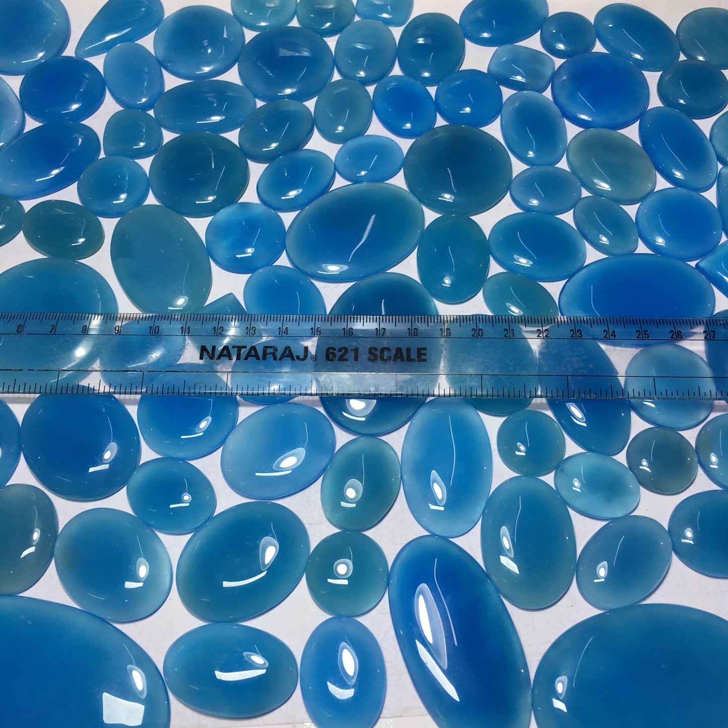 Natural Blue Onyx Cabochon (Natural)