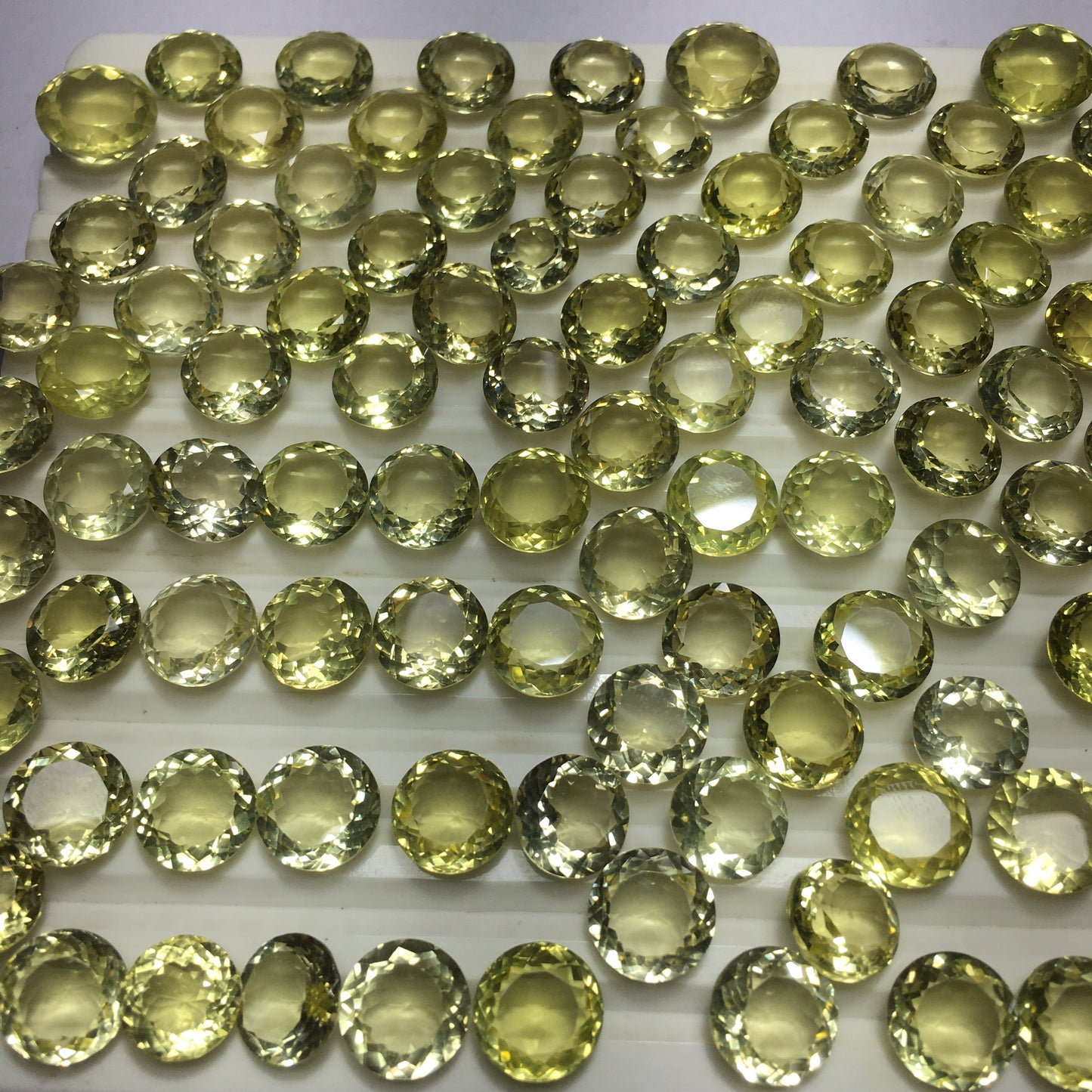 Natural Lemon Quartz Faceted Cut (Natural)