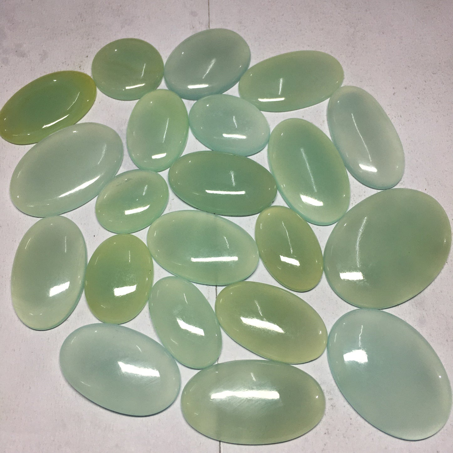 Natural Aqua Chalcedony Cabochon (Natural)