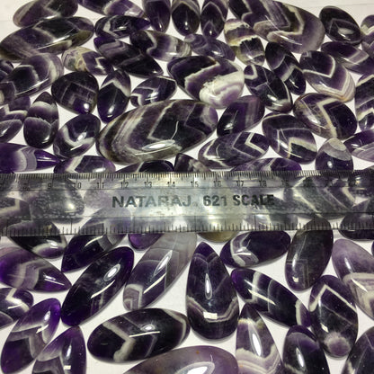 Natural Amethyst lace Agate Cabochon (Natural)