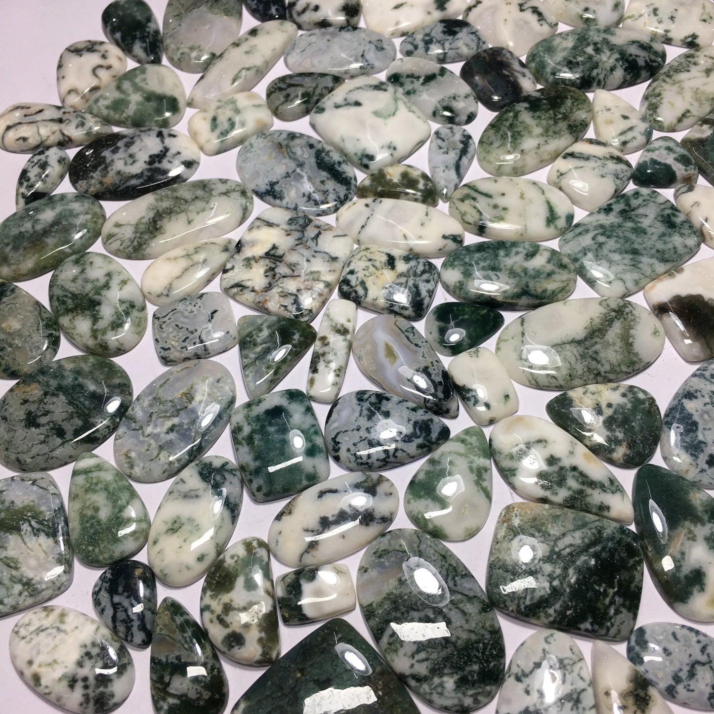 Natural Tree Agate Cabochon (Natural)