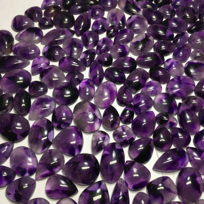 Natural Amethyst Star Cabochon (Natural)