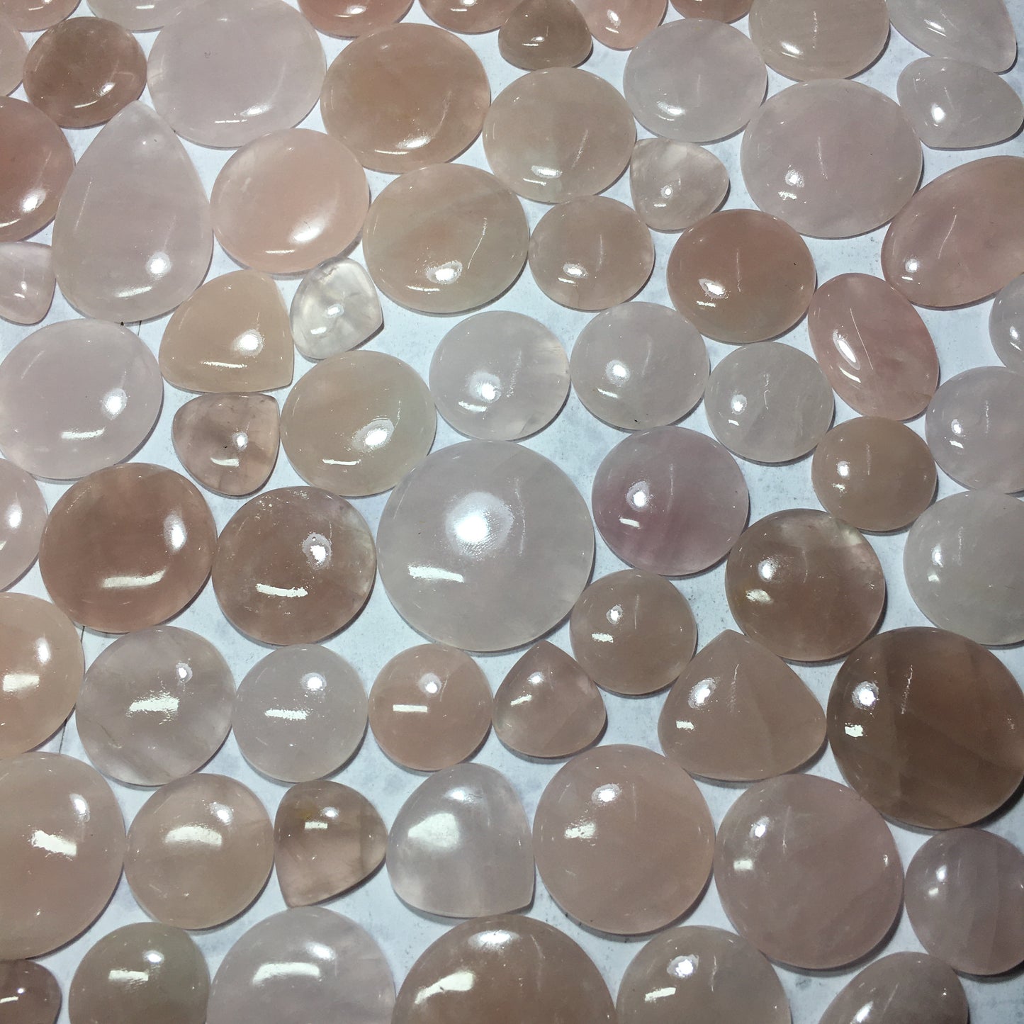 Natural Rose Quartz Cabochon (Natural)