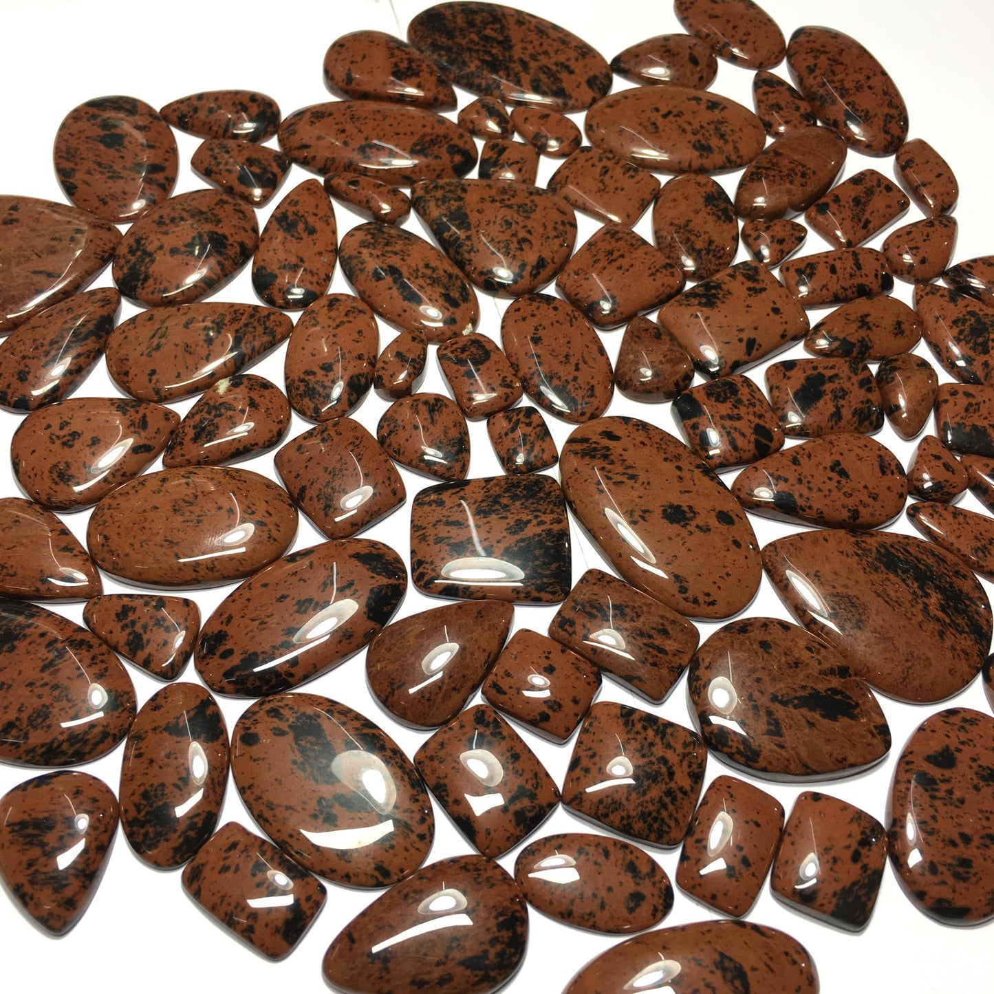 Natural Mahogany Obsidian Cabochon (Natural)