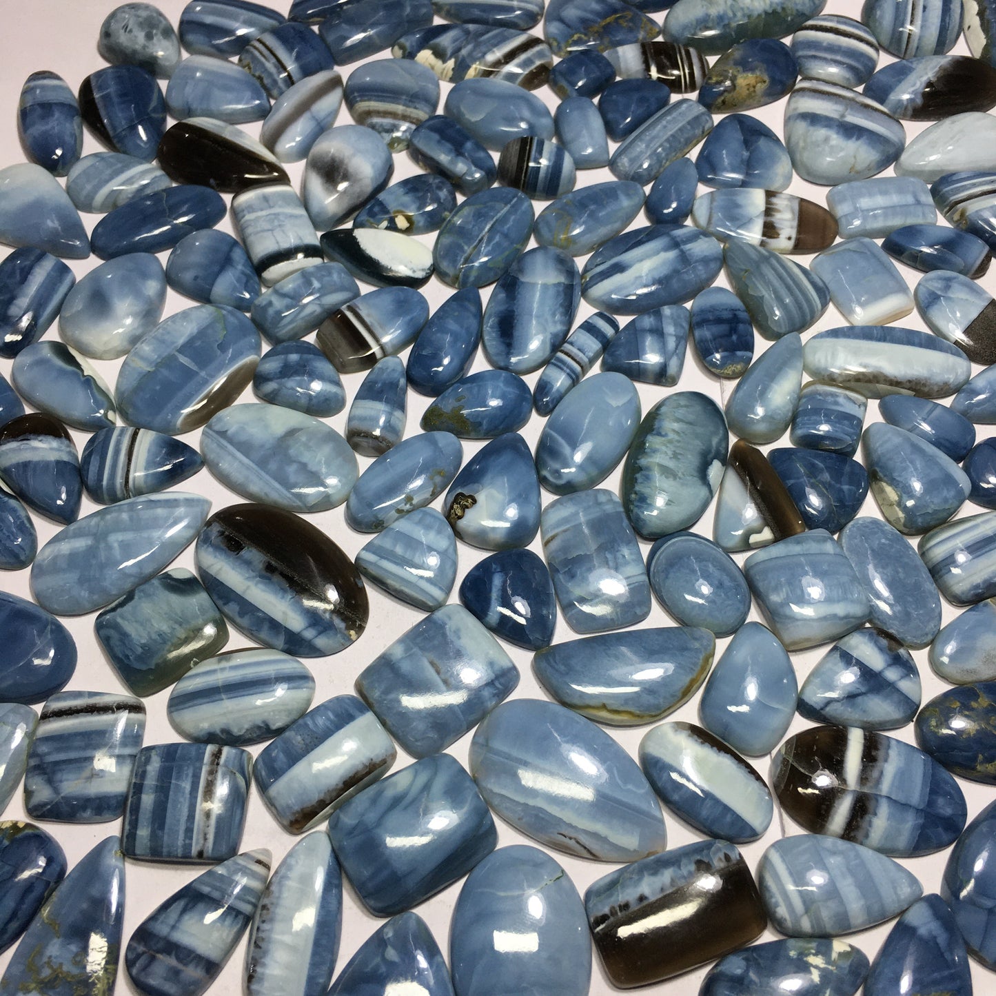 Natural Blue Opal Cabochon (Natural)