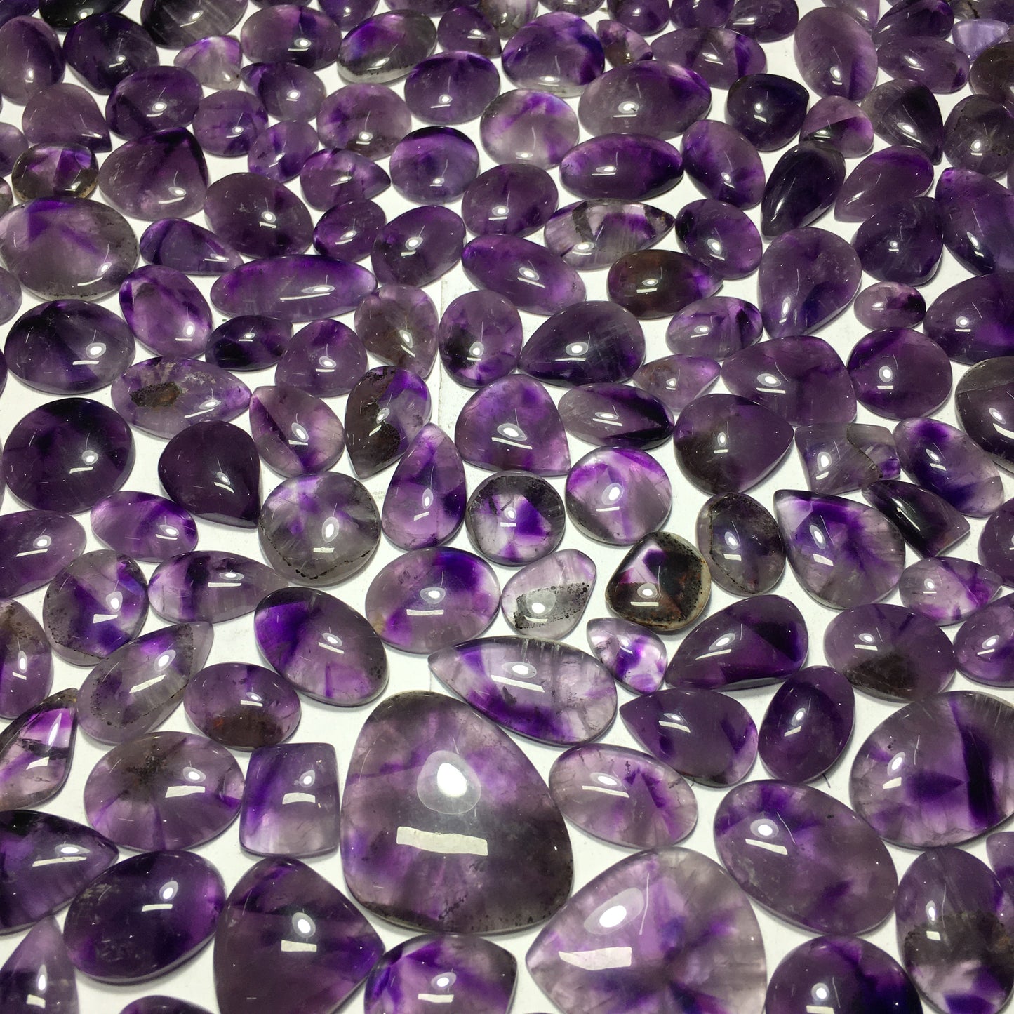 Natural Amethyst Star Cabochon (Natural)