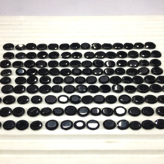 Natural Black Spinal Faceted (Natural)