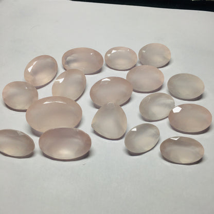 Natural Rose Quartz Faceted Cut (Natural)