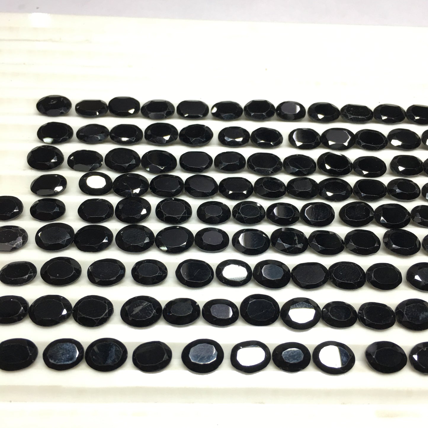 Natural Black Spinal Faceted (Natural)