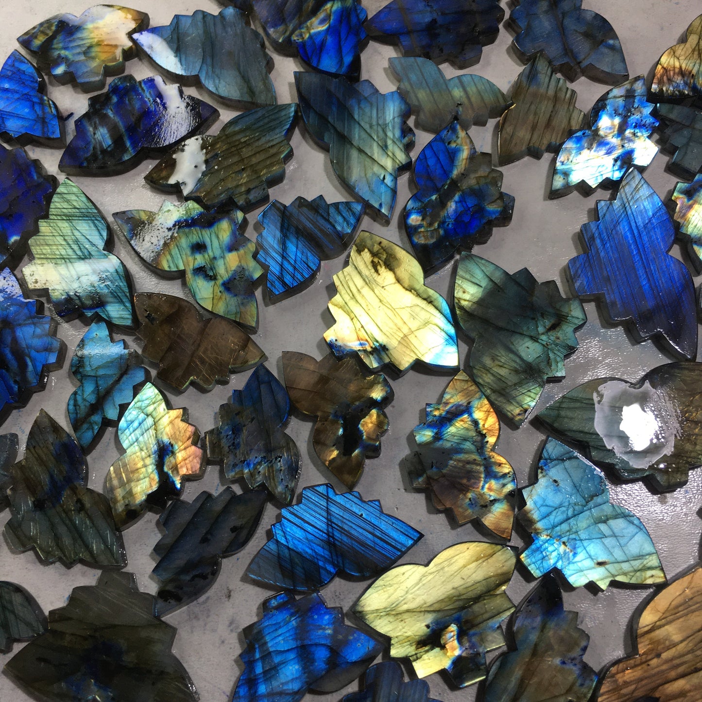 Natural Labradorite Butterfly Cabochon (Natural)