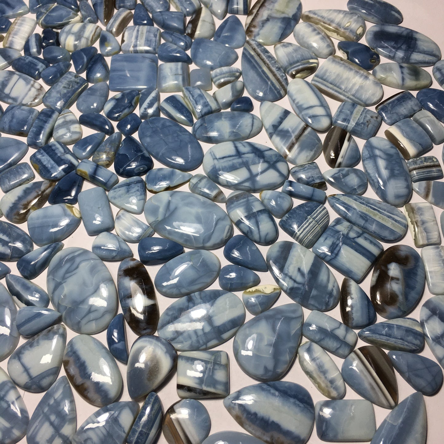 Natural Blue Opal Cabochon (Natural)