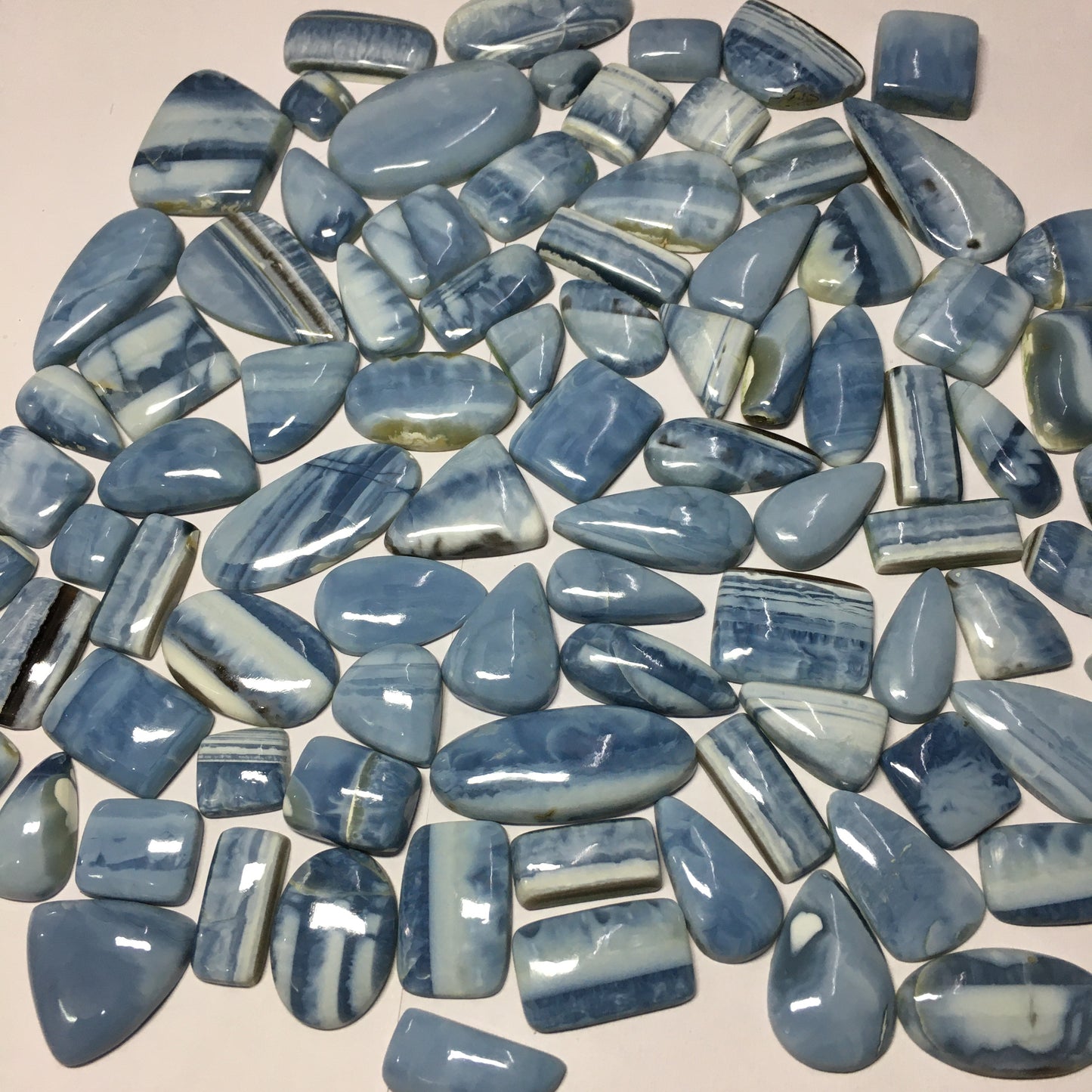 Natural Blue Opal Cabochon (Natural)