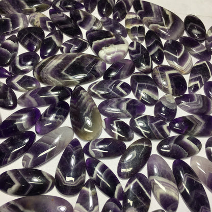 Natural Amethyst lace Agate Cabochon (Natural)