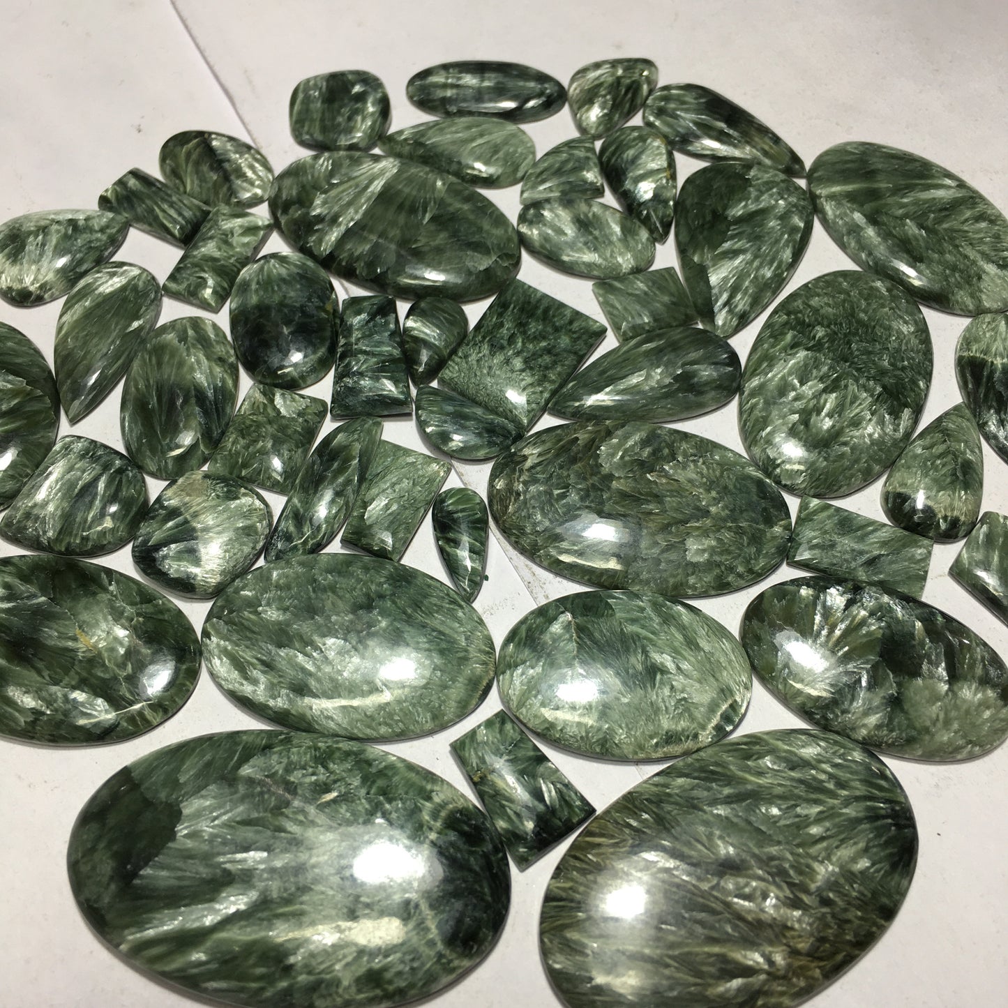 Natural Seraphinite Cabochon (Natural)