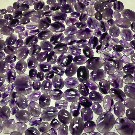 Natural Amethyst Star Cabochon (Natural)