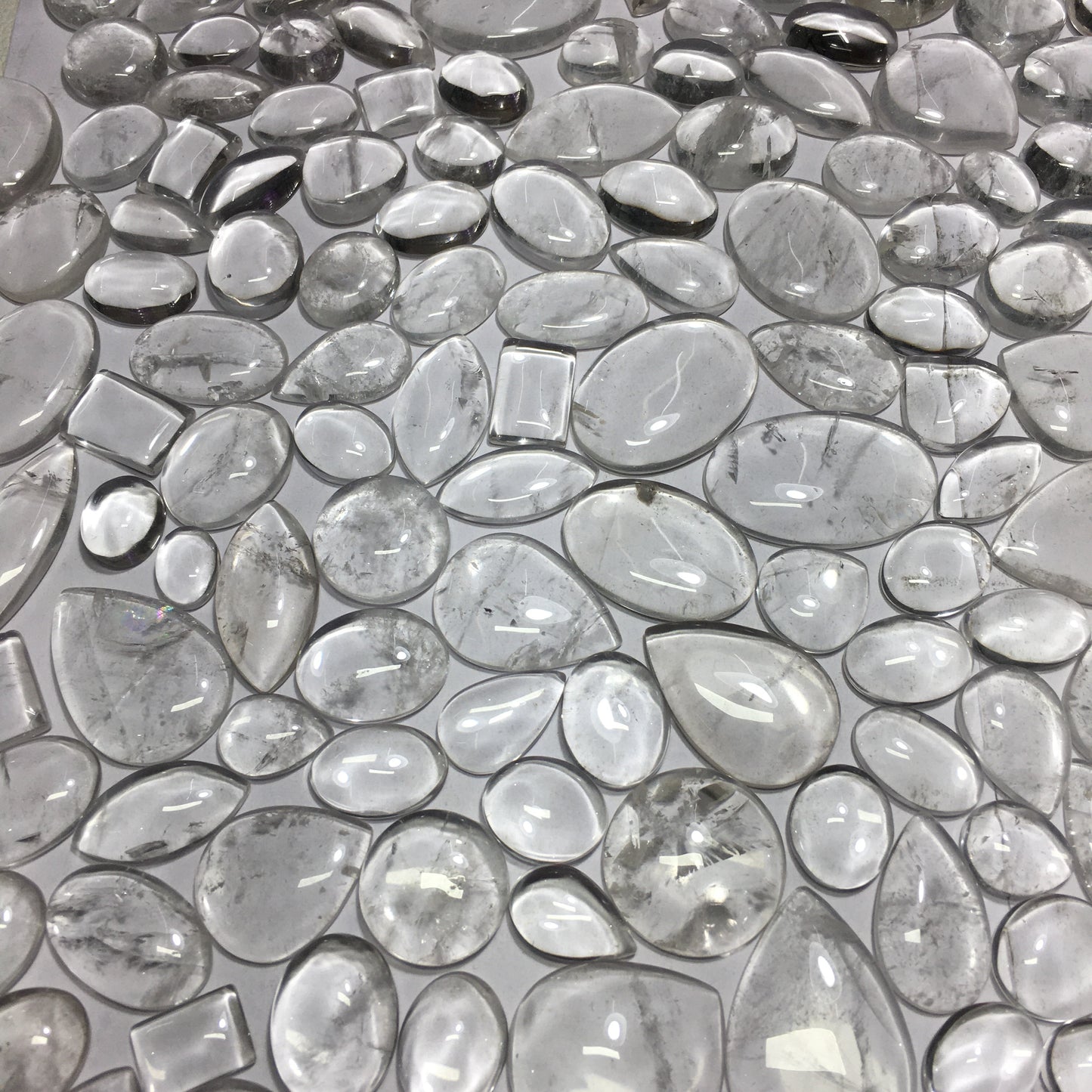 Natural Crystal Quartz Cabochon (Natural)