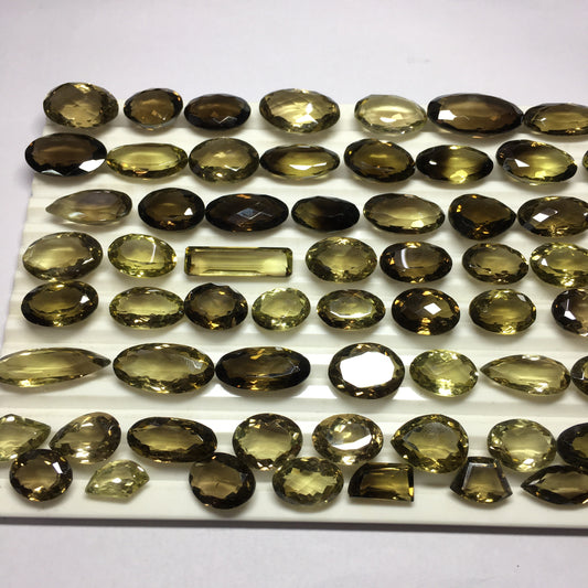 Natural Smoky Lemon Faceted (Natural)