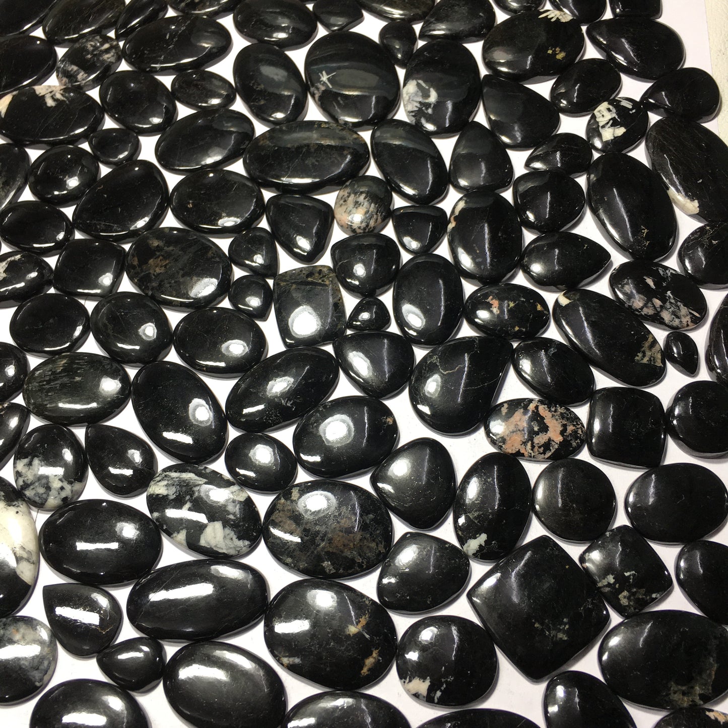 Natural Black Tourmaline Cabochon (Natural)