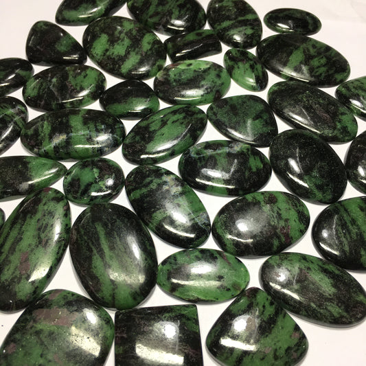 Natural Ruby Zoisite Cabochon (Natural)