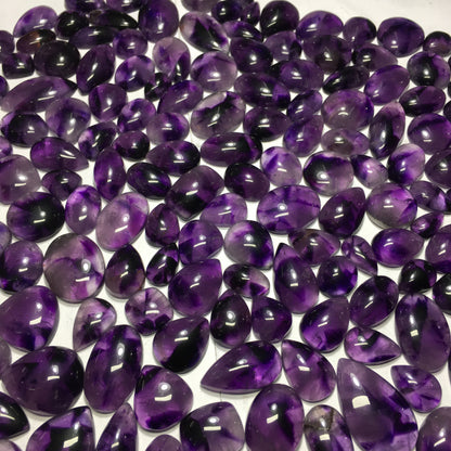 Natural Amethyst Star Cabochon (Natural)