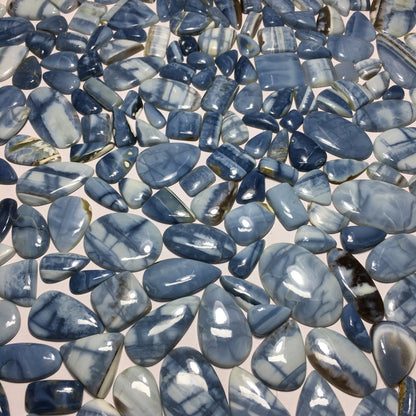 Natural Blue Opal Cabochon (Natural)