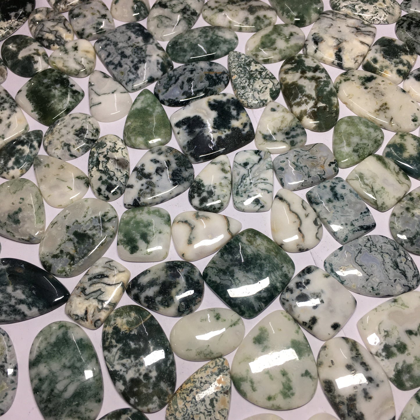 Natural Tree Agate Cabochon (Natural)