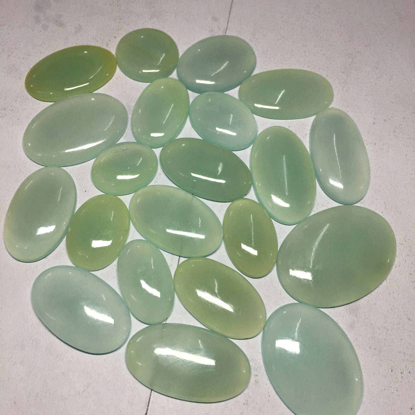 Natural Aqua Chalcedony Cabochon (Natural)