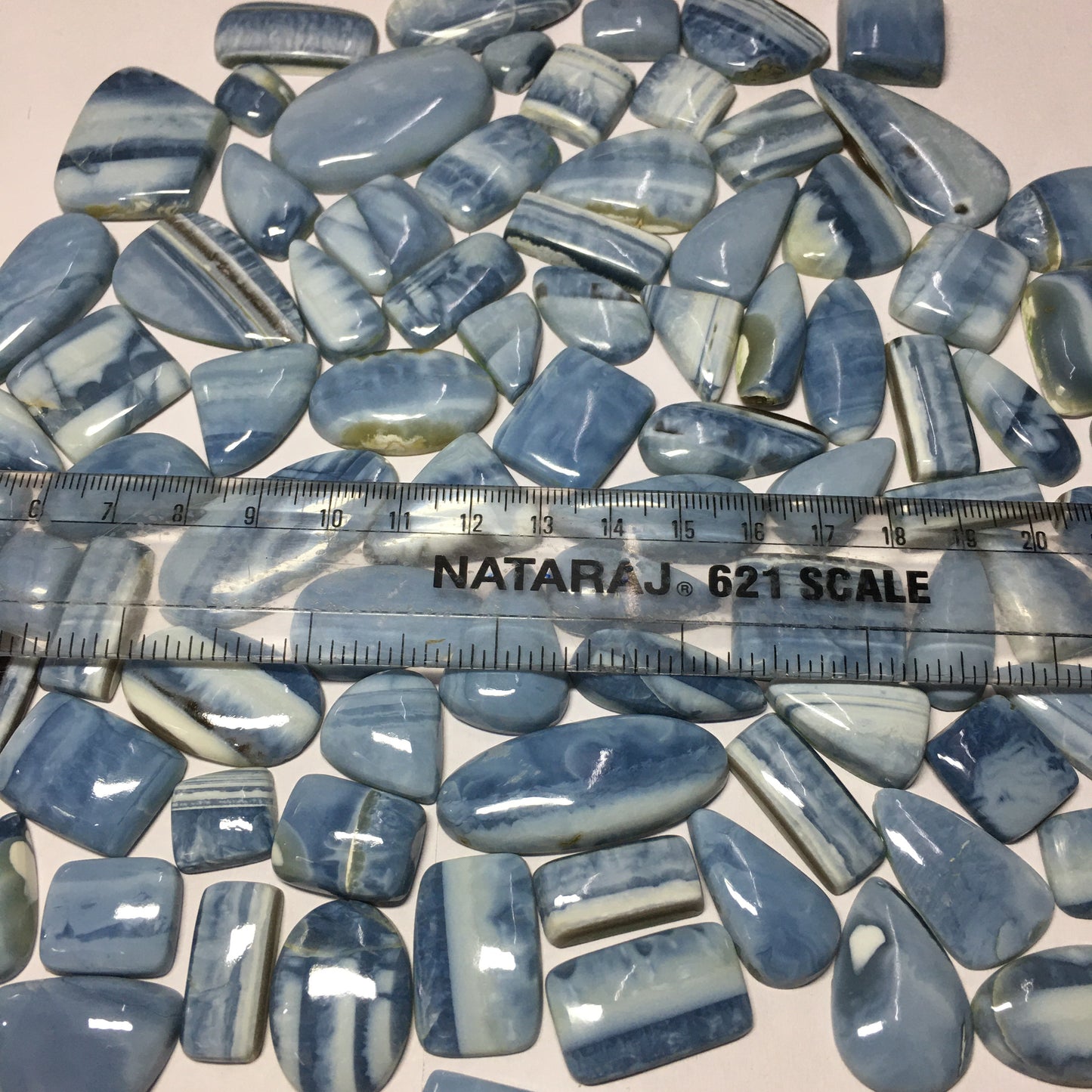 Natural Blue Opal Cabochon (Natural)