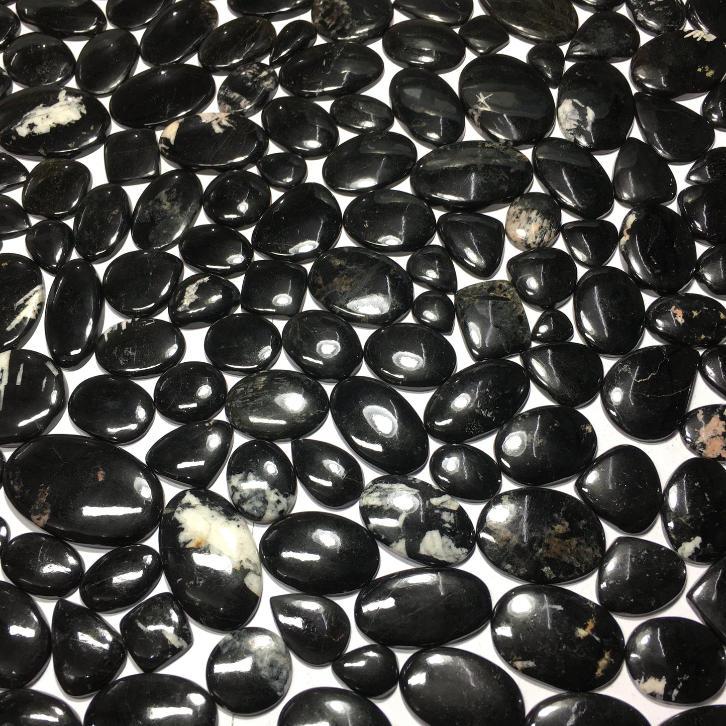 Natural Black Tourmaline Cabochon (Natural)